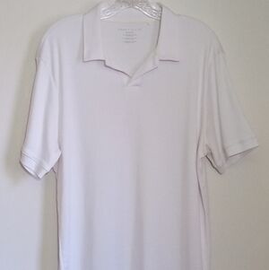 Perry Ellis white Polo pullover top men's X large